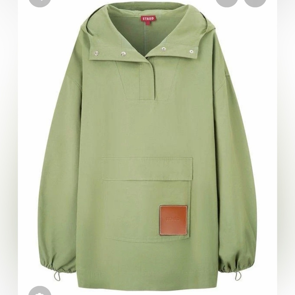 Staud deck anorak Green Hooded Pullover